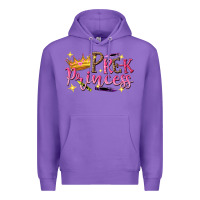 Purple pre k princess Premium Hoodie - NancyCooperArtShop