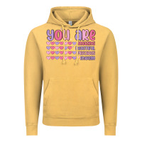 Vintage Mustard you are valentine Vintage Hoodie - MaliasSmallBusiness