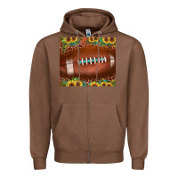 Chestnut football leopard turquoise sunflower Zipper Hoodie - JahusDesignShop
