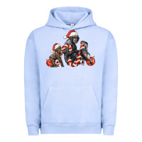 Pigment Grape Ice christmas chimpanzee and gorilla Urban Hoodie - LillyAllenDesigns