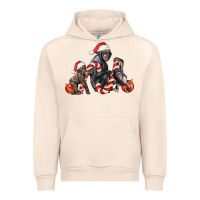 Sandshell christmas chimpanzee and gorilla Urban Hoodie - LillyAllenDesigns