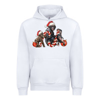 White christmas chimpanzee and gorilla Urban Hoodie - LillyAllenDesigns