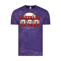 Cloud Purple baseball dad Vintage Tee - Zillion Design Studio