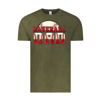 Vintage Olive baseball dad Vintage Tee - Zillion Design Studio