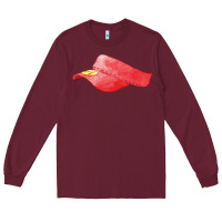 Burgundy red softball visor fa element Long Sleeve Tee - FaDigitalArtStudio