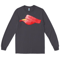 Smoke red softball visor fa element Long Sleeve Tee - FaDigitalArtStudio