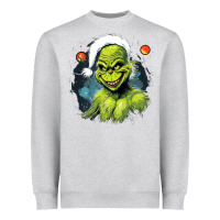 Heather Grey Grinch Heavyweight Sweatshirt - Unal Design