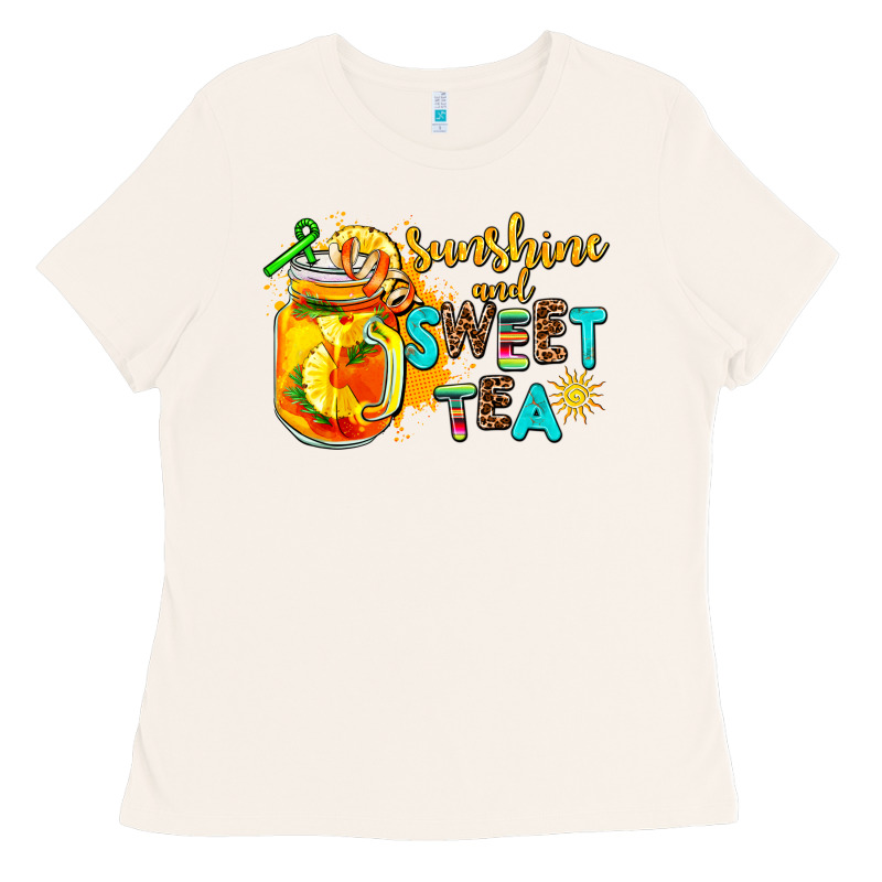 Sunshine And Sweet Tea Ladies Tee by AdoDesignShop | Teevron