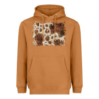 Meerkat cowhide background Heavyweight Hoodie - BarkalooDesign