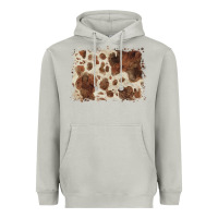 Moon Dust cowhide background Heavyweight Hoodie - BarkalooDesign