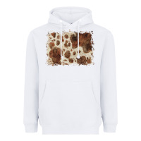 White cowhide background Heavyweight Hoodie - BarkalooDesign
