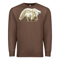 Chestnut Polar Bear Premium Sweatshirt - LillyAllenDesigns