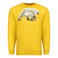 Lemon Polar Bear Premium Sweatshirt - LillyAllenDesigns