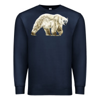 Navy Polar Bear Premium Sweatshirt - LillyAllenDesigns