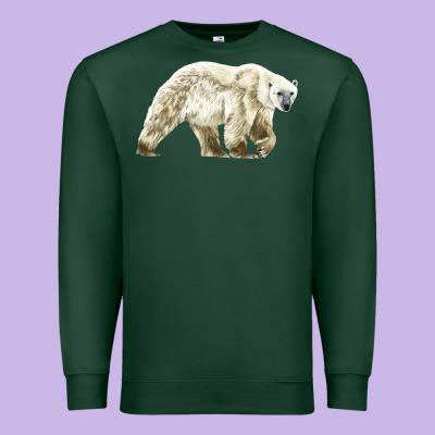 Polar Bear Premium Sweatshirt Designed By Lillyallendesigns