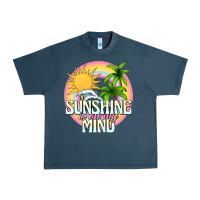 Midnight Navy sunshine is on my mind Urban Heavy Tee - texasbilliewilder