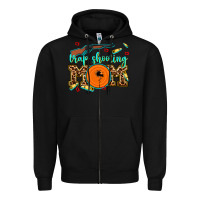 Black trap shooting mom Zipper Hoodie - AdoDesignShop