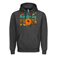 Charcoal Heather trap shooting mom Zipper Hoodie - AdoDesignShop