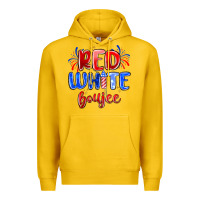 Lemon red white boujee Premium Hoodie - MaliasSmallBusiness