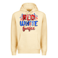 Pina Colada red white boujee Premium Hoodie - MaliasSmallBusiness