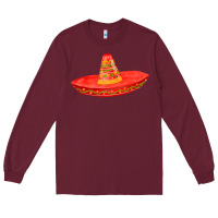 Burgundy red sombrero fa element Long Sleeve Tee - FaDigitalArtStudio