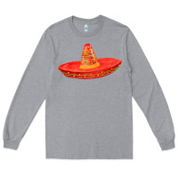 Heather Grey red sombrero fa element Long Sleeve Tee - FaDigitalArtStudio