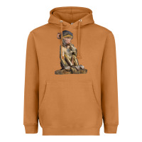 Meerkat Baby Baboon Illustrations Heavyweight Hoodie - LillyAllenDesigns