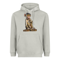 Moon Dust Baby Baboon Illustrations Heavyweight Hoodie - LillyAllenDesigns
