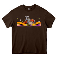 Chocolate Brown Koala Heavy Core Tee - LillyAllenDesigns