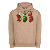 Pigment Burro Christmas Socks With Santa Letter Urban Hoodie - LillyAllenDesigns