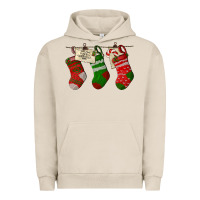 Pigment French Oak Christmas Socks With Santa Letter Urban Hoodie - LillyAllenDesigns