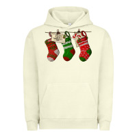 Pigment Pistachio Christmas Socks With Santa Letter Urban Hoodie - LillyAllenDesigns