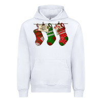 White Christmas Socks With Santa Letter Urban Hoodie - LillyAllenDesigns