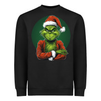 Black Grinch Heavyweight Sweatshirt - Unal Design