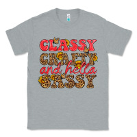 Heather Grey classy crafty and hella sassy Classic Tee - HRA Design Shop