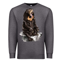 Charcoal Heather Malayan Sun Bear Premium Sweatshirt - LillyAllenDesigns