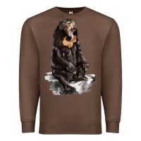 Chestnut Malayan Sun Bear Premium Sweatshirt - LillyAllenDesigns