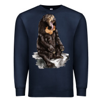 Navy Malayan Sun Bear Premium Sweatshirt - LillyAllenDesigns