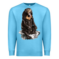 Ocean Blue Malayan Sun Bear Premium Sweatshirt - LillyAllenDesigns