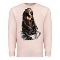 Pale Pink Malayan Sun Bear Premium Sweatshirt - LillyAllenDesigns