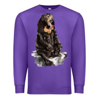 Purple Malayan Sun Bear Premium Sweatshirt - LillyAllenDesigns