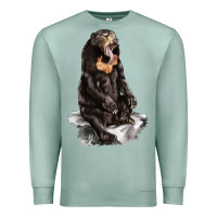 Seafoam Malayan Sun Bear Premium Sweatshirt - LillyAllenDesigns