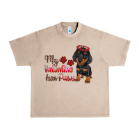 French Oak my valentine has paws Urban Heavy Tee - RanaPortraitStore