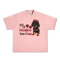 Salmon my valentine has paws Urban Heavy Tee - RanaPortraitStore