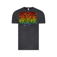 Vintage Black pride leopard background lgbt Vintage Tee - texasbilliewilder