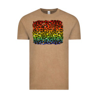Vintage Coffee pride leopard background lgbt Vintage Tee - texasbilliewilder
