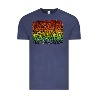 Vintage Denim pride leopard background lgbt Vintage Tee - texasbilliewilder