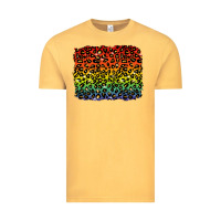 Vintage Mustard pride leopard background lgbt Vintage Tee - texasbilliewilder