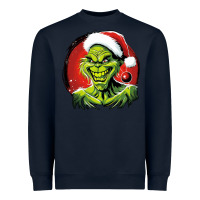 Navy Grinch Heavyweight Sweatshirt - Unal Design