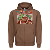Chestnut football leopard cactus Zipper Hoodie - JahusDesignShop